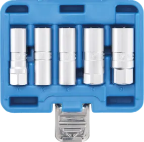 Bgs Technic Bougiedopsleutel-set zeskant 12,5 mm (1/2) 14 - 21 mm 5-dlg