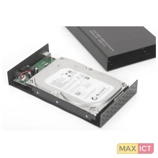 DIGITUS DA71106 BEHUIZING VOOR OPSLAGSTATIONS HDD/SSDBEHUIZING ZWART 2.5/3.5"