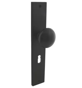 Intersteel Knopschild 245x45mm SL56 zwart
