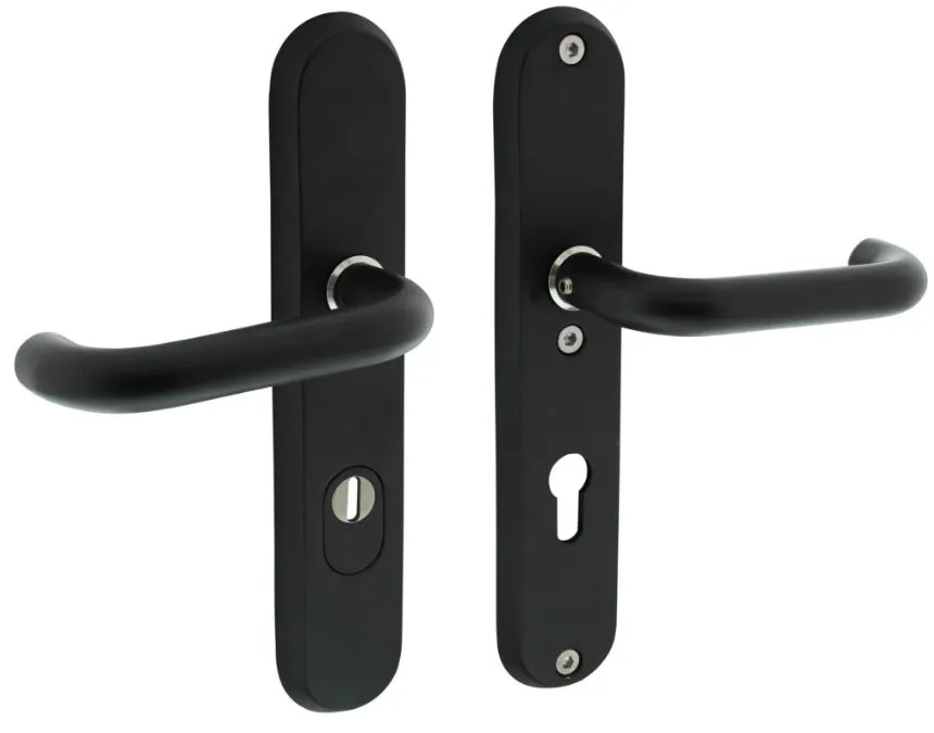 Intersteel SKG3 Veiligheidsbeslag PC55 Deurkruk Bern kruk/kruk  Zwart
