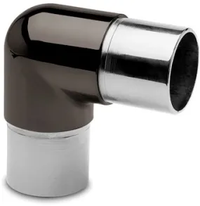 KNIEFITTING          90° G-FITTINGS CE voor buis ø38,1mm*antraciet design