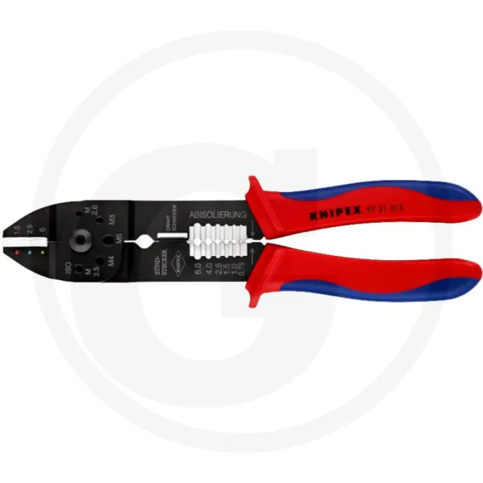 Knipex knipex krimptang sb - capaciteit 0,75-6mm², 230mm, met ophangoog