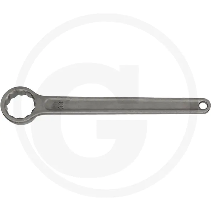 KS TOOLS EINRINGSCHLüSSEL, GERADE, 80 MM  FLANKTRACTIONPROFIL