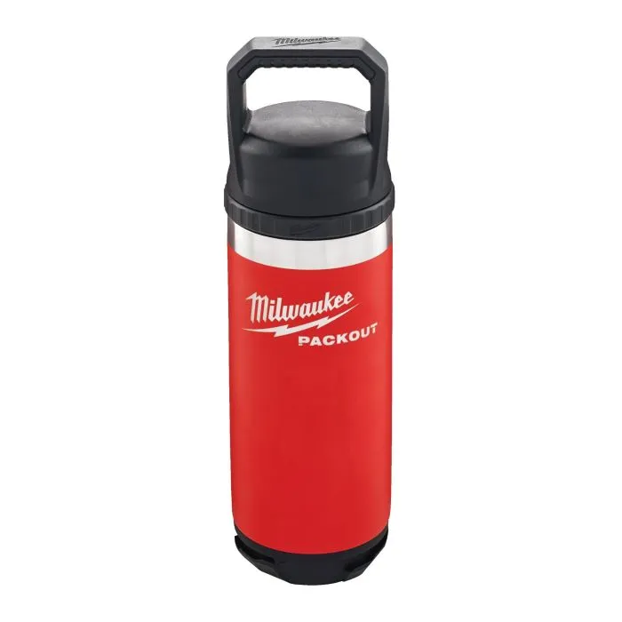 MILWAUKEE PACKOUT DRINKFLES L 710ML  ROOD