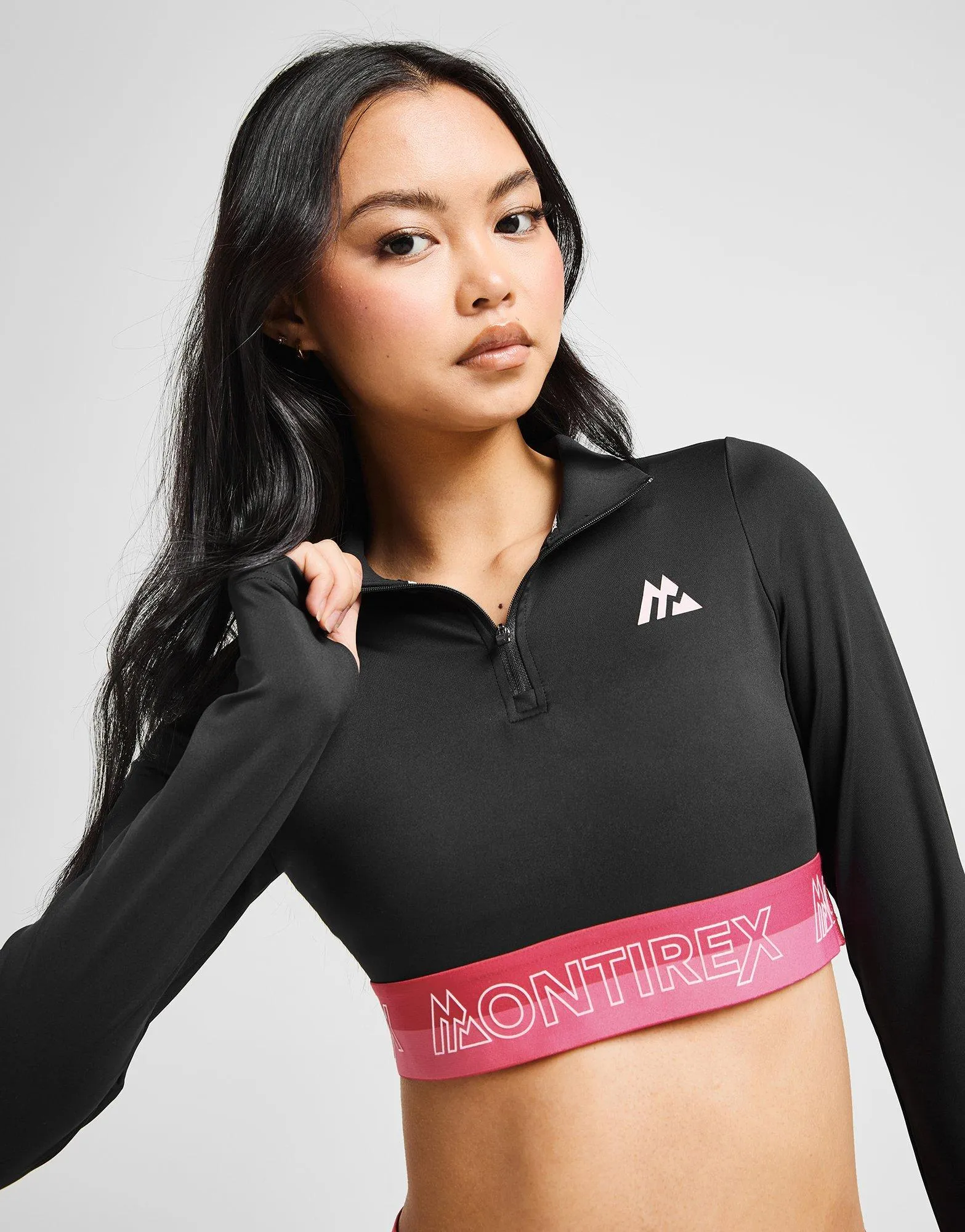 MONTIREX Icon Crop 1/4 Zip Top