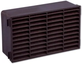 Nedco ventilatierooster 220 x 90 mm bruin