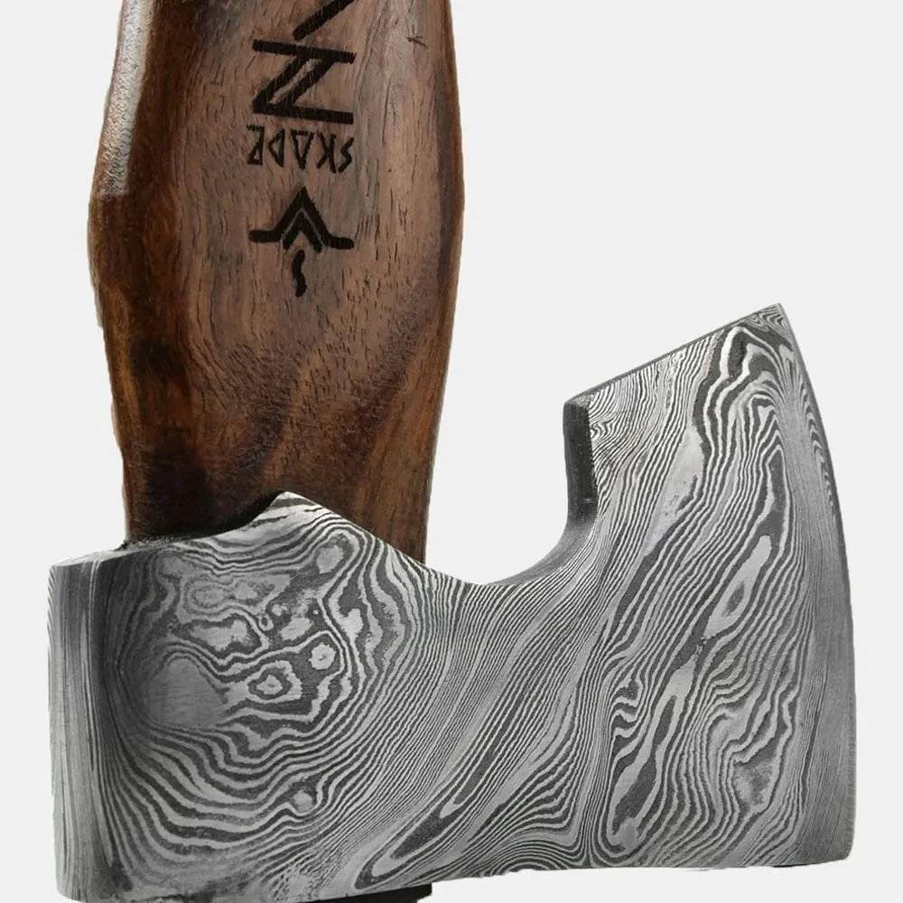 Njord Skade Damast Small Trekking/Camping Axe Bijl