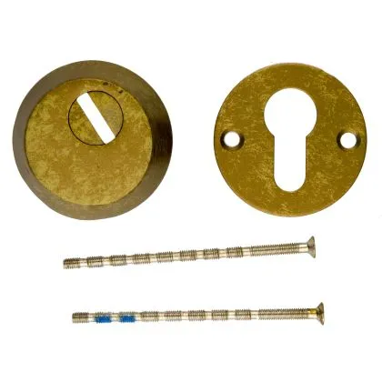 VEILIGHEIDSCYLINDER PLAATJE HDD SAFE OLD YELLOW 8MM