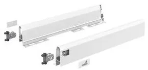 ZIJWANDSET COMPLEET HETTICH CE staal wit gecoat*ArciTech